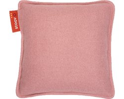 Stoov Warmtekussen - Ploov - Duurzaam & Draadloos - Infrarood warmtekussen - 45x45 Original Melange Soft Pink - Plus Batterij