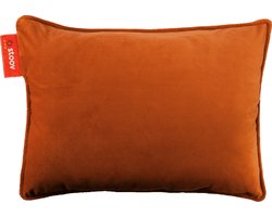 Stoov Warmtekussen - Ploov - Duurzaam & Draadloos - Infrarood warmtekussen - 45x60 Velvet - Cinnamon Orange - Plus Batterij