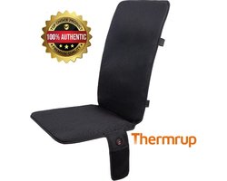 Thermrup® - Professional - Infrarood - Warmtekussen - Verwarm zitkussen - stoelverwarming - Thuis - Bureaustoel - Campingstoel - Draadloos - infrarood - afmeting 40 x 100 cm - Powerbank + laadkabel - wasbaar - 3 warmtestanden -