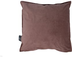 Warmte kussen 50x50cm. Velvet roze. Oplaadbaar, draadloos, drie warmtestanden