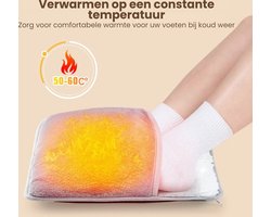 Warmtekussen - Voetwarmer Zacht - Voetwarmers Pads Elektrisch - Foot/Grijs