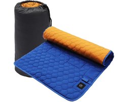 Warmtemat - Verwarmingsmat - 7 Zones - Usb - Verwarming - Slapen - Winter - Outdoor - Camping - Verwarmd - Verdikt Matras - 3 standen - 38 Tot 65 graden - Yoga Mat