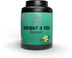 Body4You | Weight Gainer | Bulken – 3000 gram – Vanille - Ideaal voor calorieoverschot