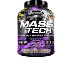 Muscletech Mass Tech - Weight Gainer / Mass Gainer - Cookies & Cream - 3200 gram (14 shakes)