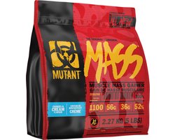 Mutant Mass - Muscle Mass Gainer - Weight Gainer / Mass Gainer - Cookies & Cream - 2200 gram (8 Shakes)