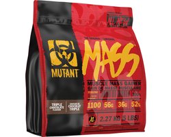 Mutant Mass - Muscle Mass Gainer - Weight Gainer / Mass Gainer - Triple Chocolate - 2200 gram (8 Shakes)