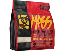 Mutant Mass - Muscle Mass Gainer - Weight Gainer / Mass Gainer - Vanilla Ice Cream - 2200 gram (8 Shakes)