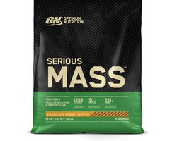 Optimum Nutrition Serious Mass - Chocolate Peanut Butter - Mass Gainer - Weight Gainer - 5450 gram (16 servings)