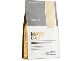 OstroVit - Mass Bulk - 700 g - salted caramel - WPC protein - Carbohydrates - Mass Gainer - Weight gainer - Aankomen Spiermassa