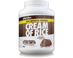 Per4m - Cream of Rice - 2kg - Chocolate Brownie Batter - Weight Gainer - Mass Gainer - COR - Cream of rice - Rijstmeel - Shake - Fitness - Krachttraining - Gym