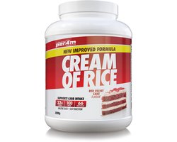 Per4m - Cream of Rice - 2kg - Red Velvet Cake - Weight Gainer - Mass Gainer - COR - Cream of rice - Rijstmeel - Shake - Fitness - Krachttraining - Gym