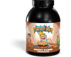 POMPVOER - WEIGHT GAINER - CHOCOLADE - 2000 GRAM (33 shakes)