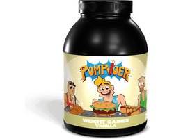 POMPVOER - WEIGHT GAINER - VANILLE - 2000 GRAM (33 shakes)