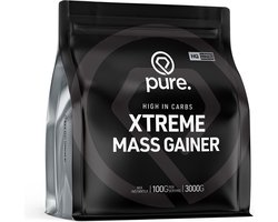 Pure. Xtreme Mass Gainer - Banaan - 3000gr - eiwit - koolhydraten - gewichtstoename - weightgainer