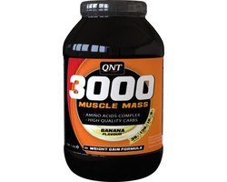 QNT - Weight gainer: Muscle Mass 3000 Banaan (1,3kg)