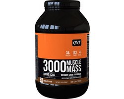 QNT - Weight gainer : Muscle Mass 3000 Chocolade (1,3kg)