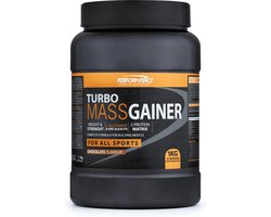 Turbo Mass Gainer (Chocolate - 1000 gram) - Performance - Weight gainer - Mass gainer - Sportvoeding - 13 shakes