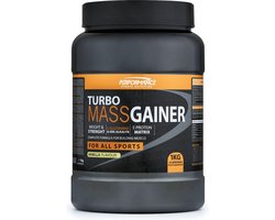 Turbo Mass Gainer (Vanilla - 1000 gram) - Performance - Weight gainer - Mass gainer - Sportvoeding - 13 shakes