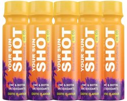 5x 80ml Your Sun Shot - Exotic - Sunshot - Tanshot - Gezondheidsdrank