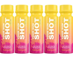 5x 80ml Your Sun Shot - Mango - Sunshot - Tanshot - Gezondheidsdrank