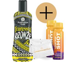 Australian Gold - Fearlessly Bronze + 2 Your Sun Shots + 2 Verfrissingsdoekjes