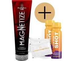 Australian Gold - Magnetize 300ml + 2 Your Sun Shots + 2 Verfrissingsdoekjes