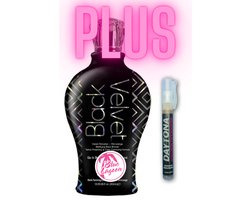 Black Velvet 360 ml plus 10 ml Facial Olie exclusief bij Zonnestudio Blue Lagoon