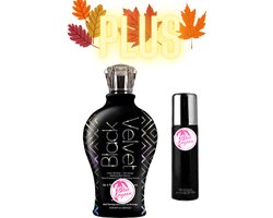 Black Velvet 360 ml plus Luxe Spray Tan t.w.v. 24,95 euro exclusief bij Zonnestudio Blue Lagoon