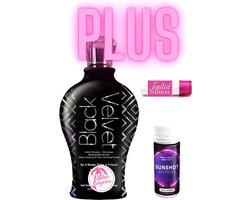 Black Velvet 360ml plus Sunshot en Lippenbalsem