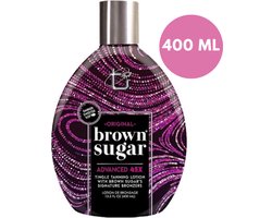 BROWN SUGAR ORIGINAL DARK Zonnebankcreme 45X BRONZER + TINGLE - 400 ml - Alleen gevorderde tanners