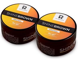 BYROKKO Shine Brown Original - 2 x 190 ml Zonnebank - Tanning oil