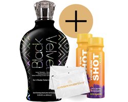 Devoted Creations - Black Velvet + 2 Your Sun Shots + 2 Verfrissingsdoekjes