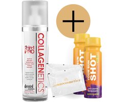 Devoted Creations - Collagenetics 2 in 1 lotion Pro + 2 Your Sun Shots + 2 Verfrissingsdoekjes