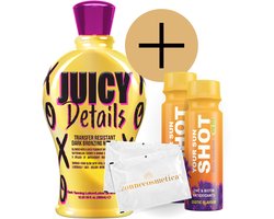 Devoted Creations - Juicy Details + 2 Your Sun Shots + 2 Verfrissingsdoekjes