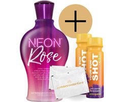 Devoted Creations - Neon Rose + 2 Your Sun Shots + 2 Verfrissingsdoekjes