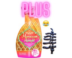 Moroccan Midnight 400 ml plus Doosje Droplullen exclusief bij Zonnestudio Blue Lagoon