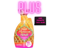 Moroccan Midnight 400 ml plus Luxe Pochette t.w.v. 24,95 euro exclusief bij Zonnestudio Blue Lagoon