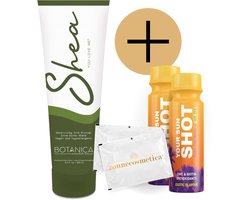 Swedish Beauty - Shea You Love Me + DHA Bronzer + 2 Your Sun Shots + 2 Verfrissingsdoekjes