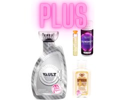 Vault 400 ml plus Bourbon Honey plus Tanshot plus Olie exclusief bij Zonnestudio Blue Lagoon