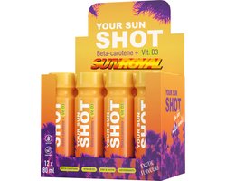 Your Sun Shot - Exotic - Sunshot - Tanshot - Gezondheidsdrank - doos 12x 80ml