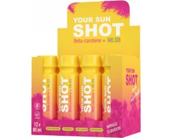 Your Sun Shot - Mango - Sunshot - Tanshot - Gezondheidsdrank - doos 12x 80ml