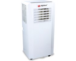 alpina Mobiele Airco - Airconditioner - Luchtontvochtiger - Ventilator met 3 Snelheden - 69 CM - 0,5 L Water Opvangbak - Afstandsbediening en Timer