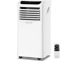 Auronic Mobiele Airco - 10.000 BTU - 4-in-1 - Airconditioning met 2 Raamafdichtingskits - Ventilator - Ontvochtiger - tot 25m² koelen