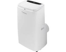 Bestron mobiele airco, airconditioning voor ruimtes tot 45m², koelvermogen 3,5 kW,  met met CFC vrije koelmiddel, 12.000 BTU/h, kleur: wit