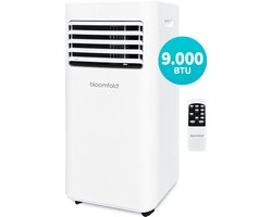 Bloomfold Mobiele Airco - 9.000 BTU - 4-in-1 - Airconditioning met Raamafdichtingskits - Slaapkamer airconditioning - Woonkamer airconditioning - tot 25m² koelen - Wifi modus & App