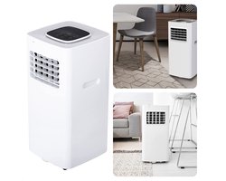 Cheqo® Mobiele Airco - Airconditioning met Wielen - 5000BTU - 1500W - Ontvochtigingsfunctie - Energieklasse A - 9-14m2