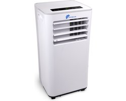 Lifetime Air Mobiele Airco - Airconditioning, Luchtontvochtiger en Ventilator - Luchtkoeler met Afvoerslang - Aircooler 65dB - Air Conditioner tot 60m2 - Afstandsbediening en Timer - 9000BTU