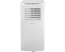 Mobiele airco van 8000 BTU oftewel 2,6 kW koelcapaciteit met afstandsbediening