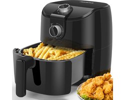 Aigostar Airfryer - Heteluchtfriteuse 4 liter - 1500W Zwart