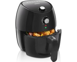 Aigostar Hayden 30PYC - Airfryer - Hetelucht Friteuse - 360° snelle warmtecirculatie - Compact - 3.5L - 1500W - Zwart